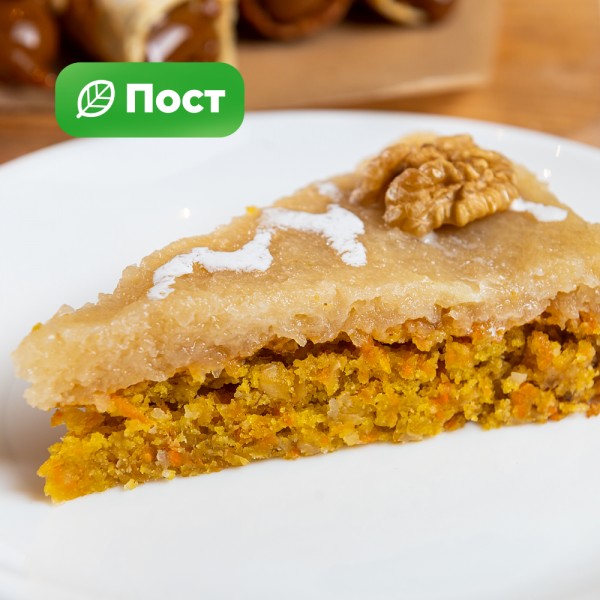 Морковно-яблочный пирог