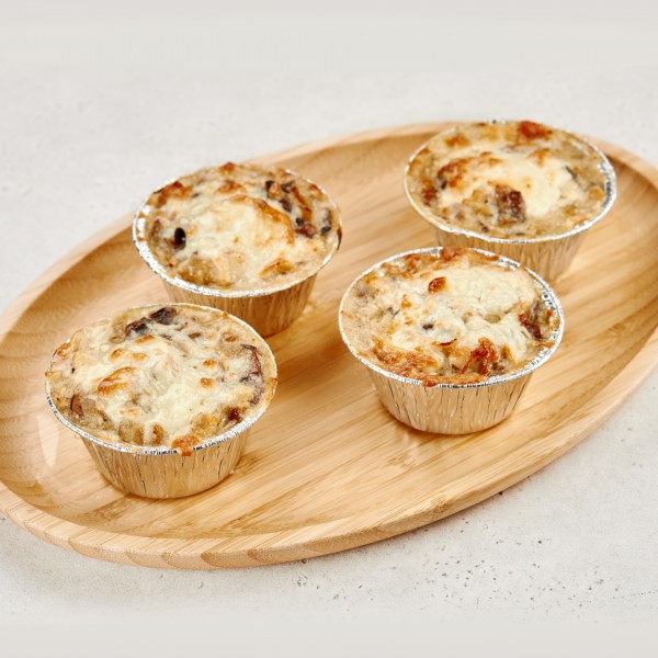 Жюльен с курицей и грибами на четверых