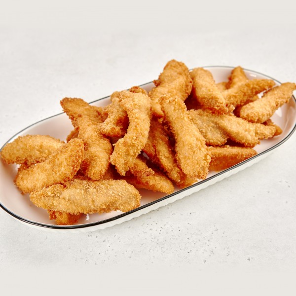 Домашние стрипсы из куриного филе на четверых