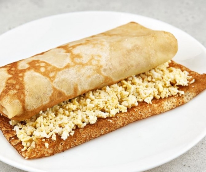 Блин с яйцом 